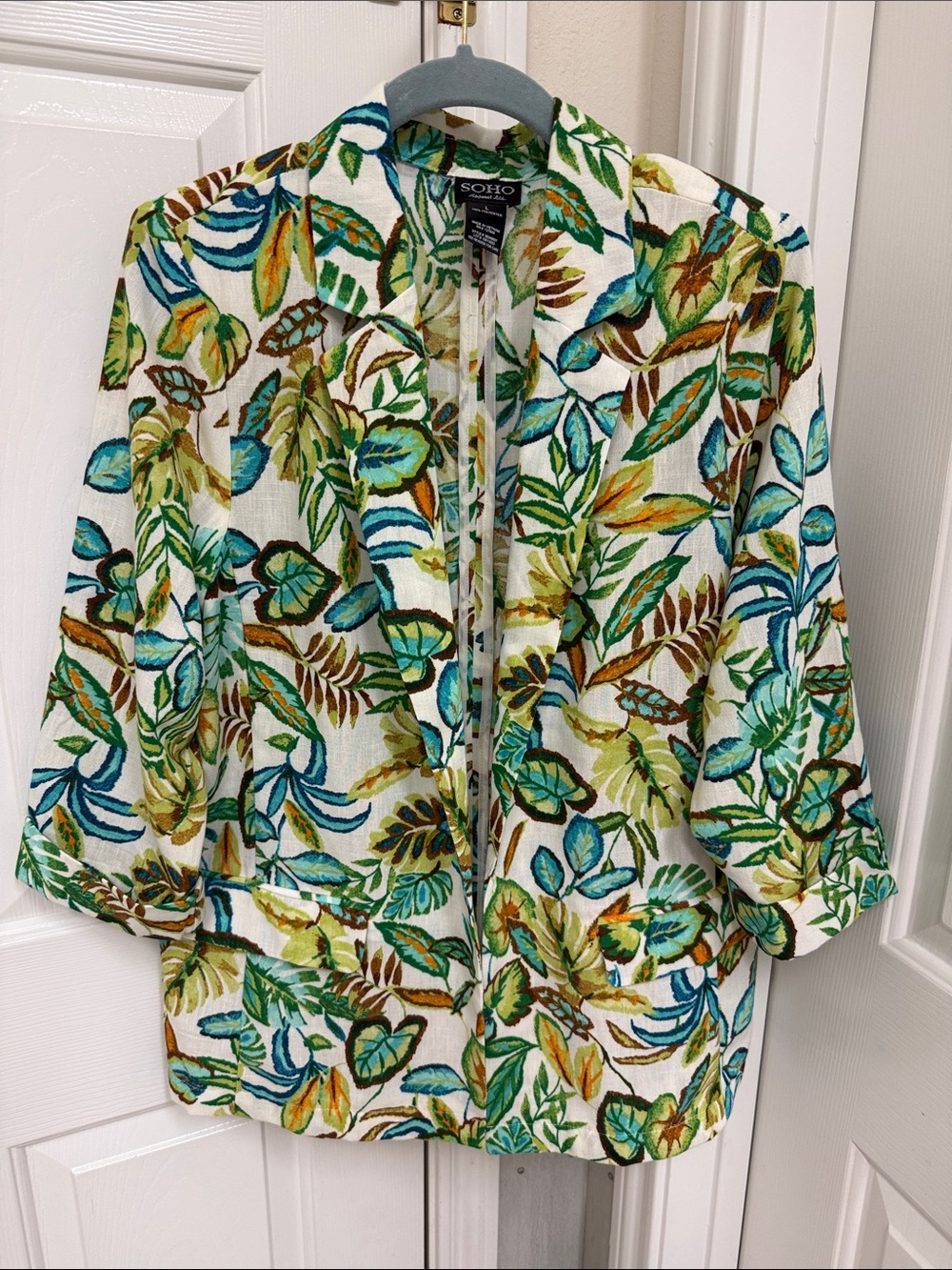 SOHO Floral Print Blazer